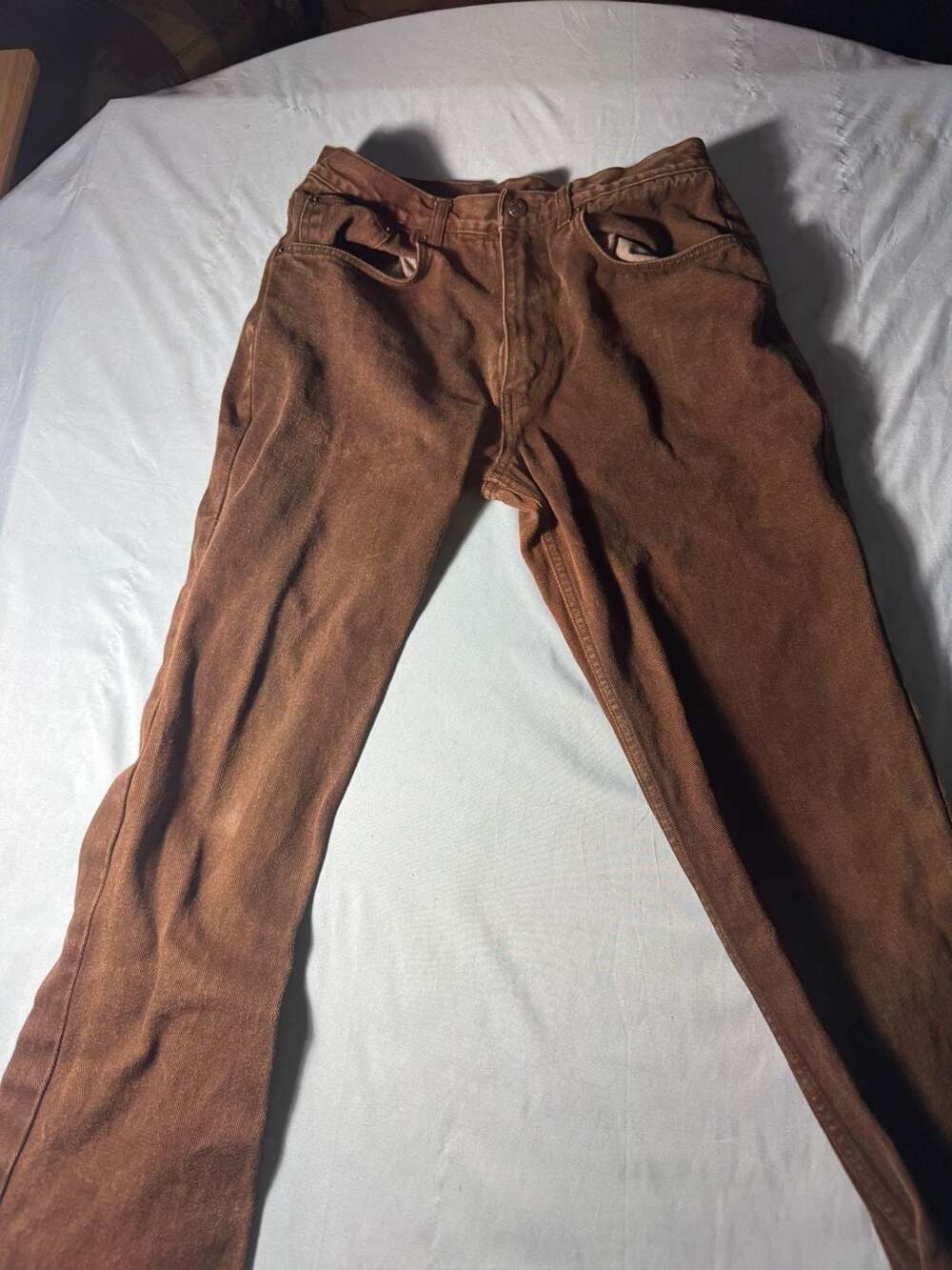 La Gate Brown Corduroy Pants Size 31